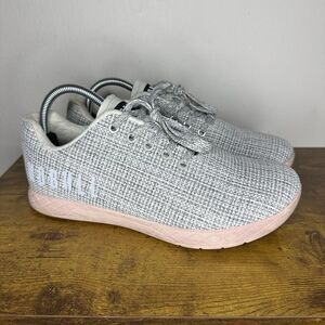 No Bull Trainer Workout Tennis Shoes Gym Womens 10.5 Grey Pink